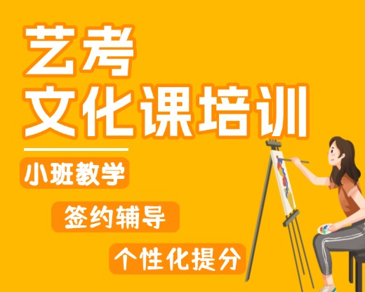 艺考文化课全科辅导，分层教学，针对性授课